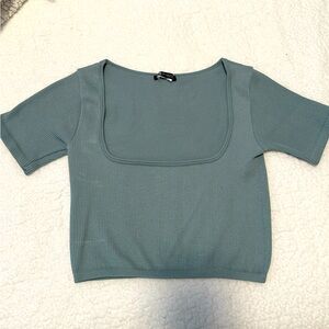 Zara Teal Top